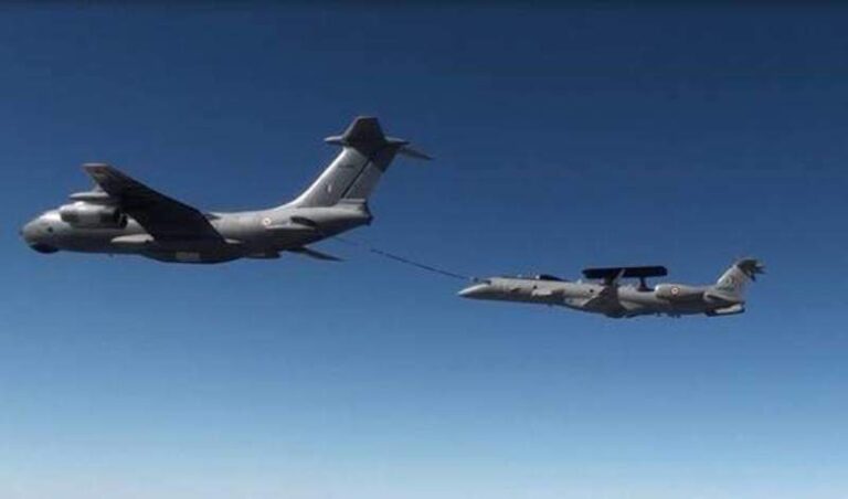 IAF Conducts Air-to-air Refuelling On Embraer AEW&C Aircraft - Airforce ...