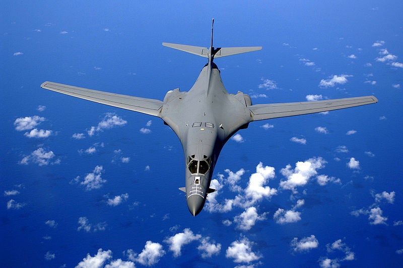 USAF B-1B strategic bomber aircraft