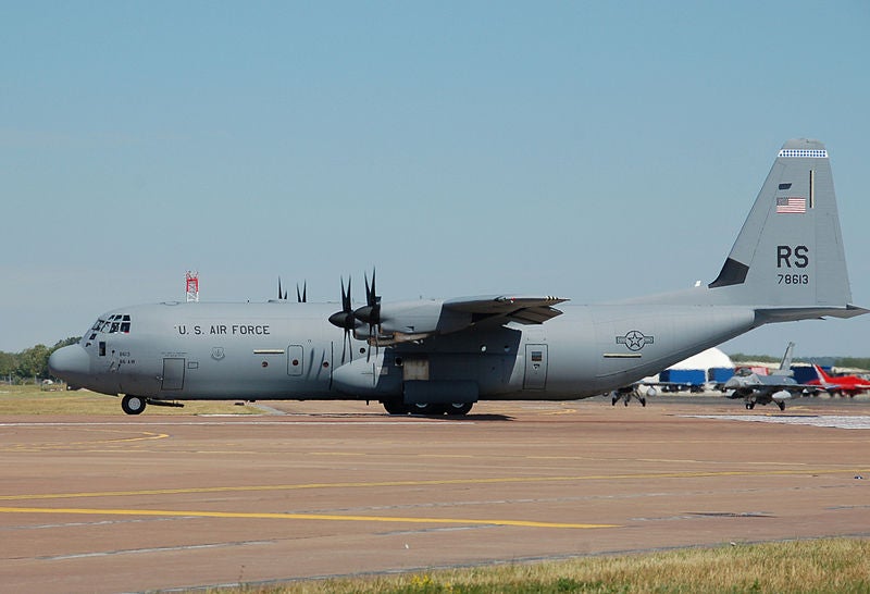 US Air Force C-130J aircraft