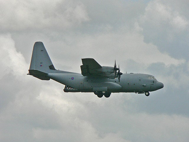 Royal Air Force C-130 aircraft 