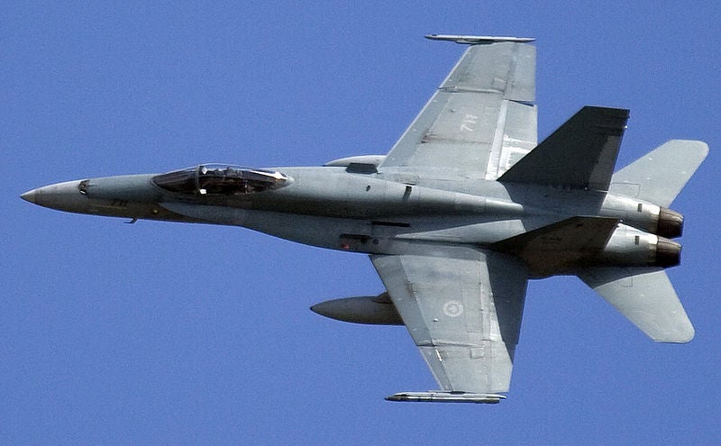 CF-18 Hornet fighter 