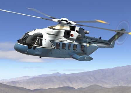 AW-101 helicopter
