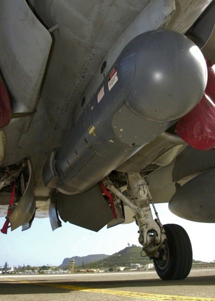 LITENING F-18 Installation Close-Up